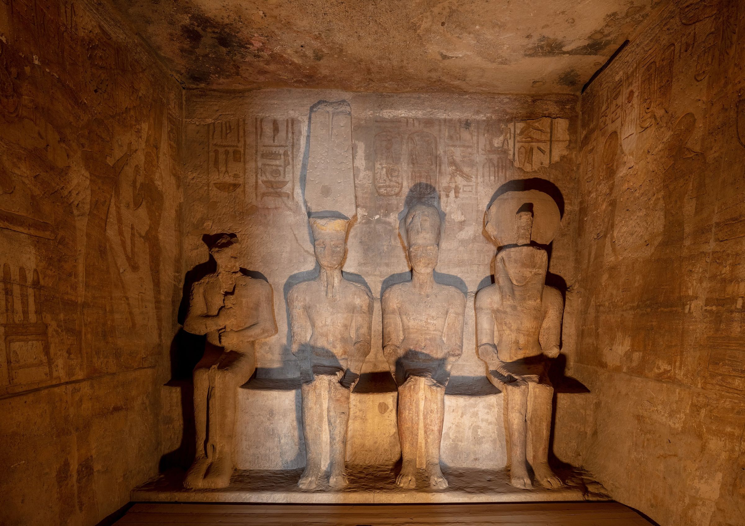 Inner sanctuary of Abu Simbel