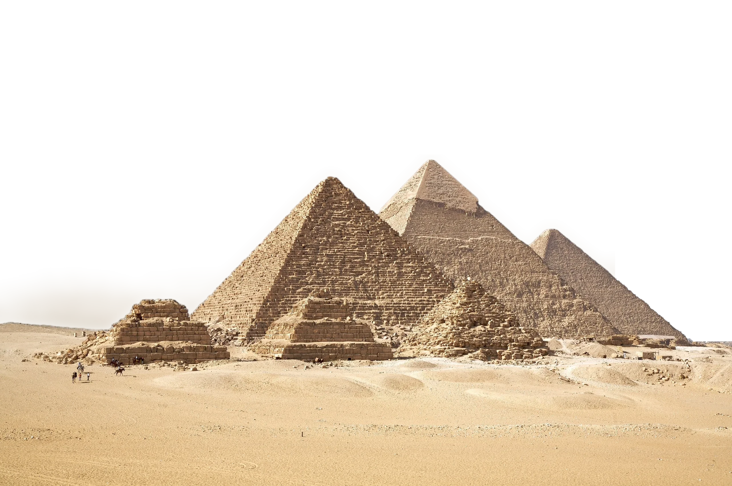 The pyramids of Giza
