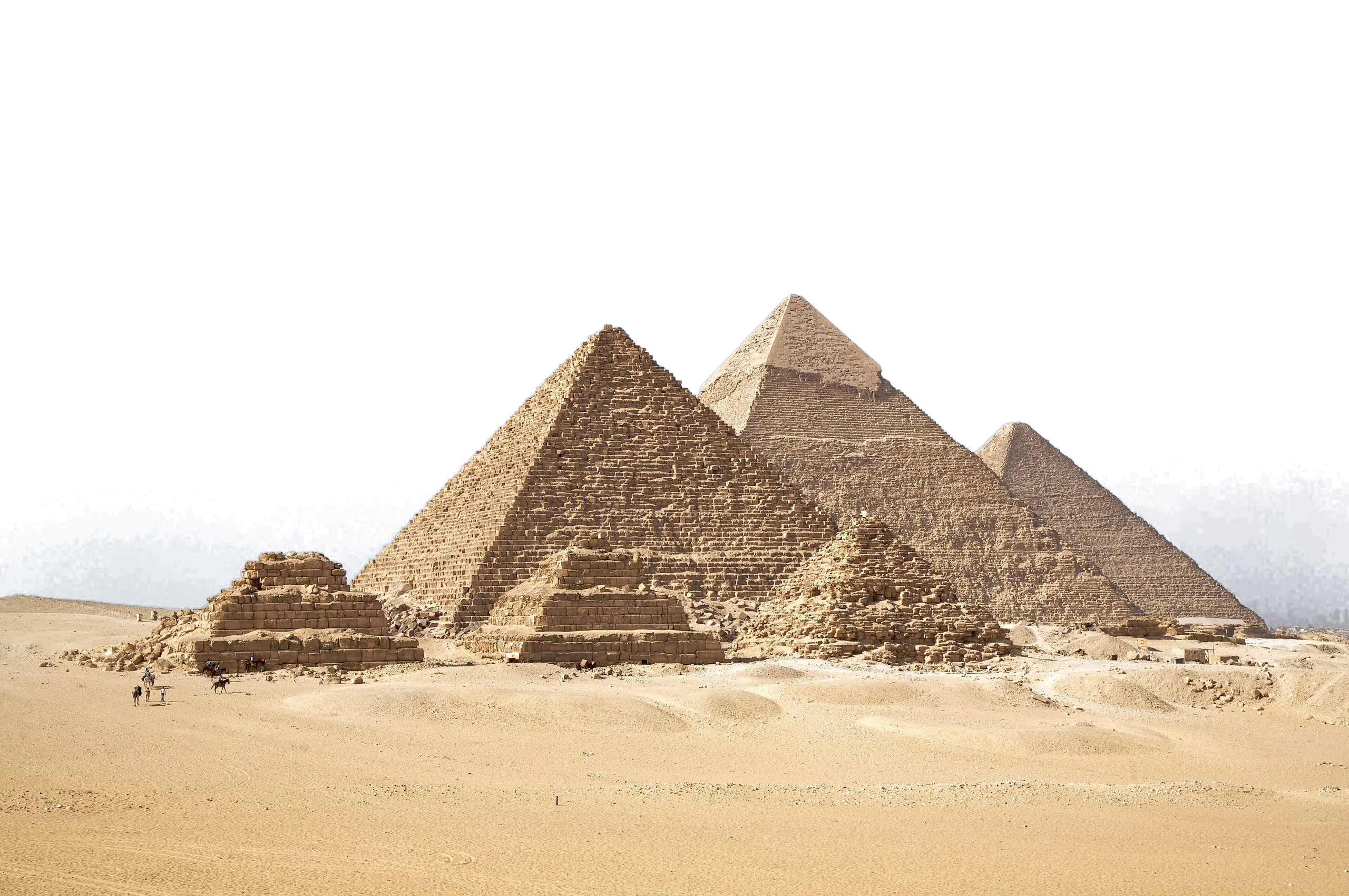 The pyramids of Giza